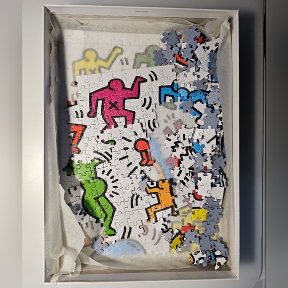 Eurographics Puzzles Fine Art Collection Keith Haring 1000-Piece Jigsaw Puzzle - Picture 10 of 11